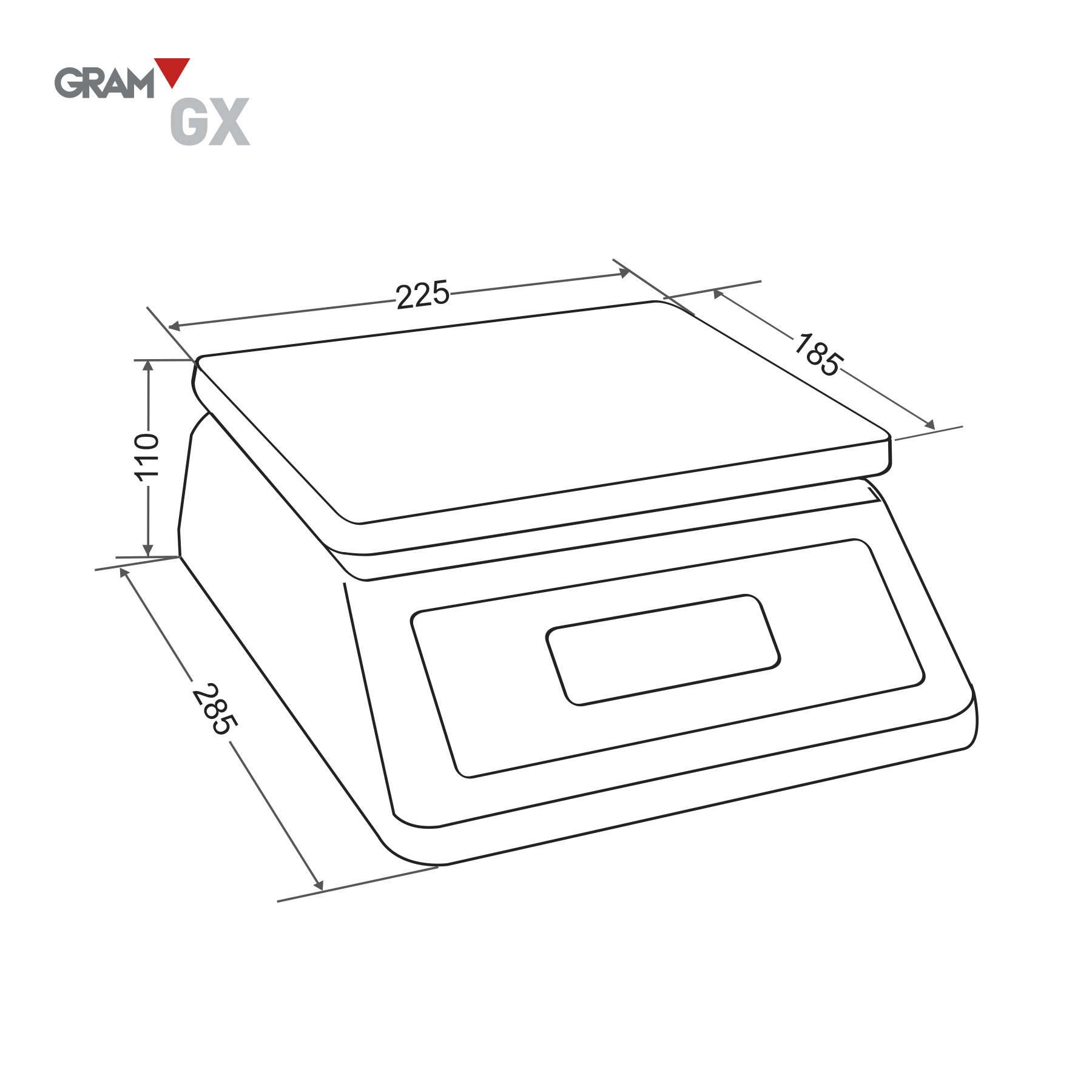 Gram GX Bordvekt - Bilde 3